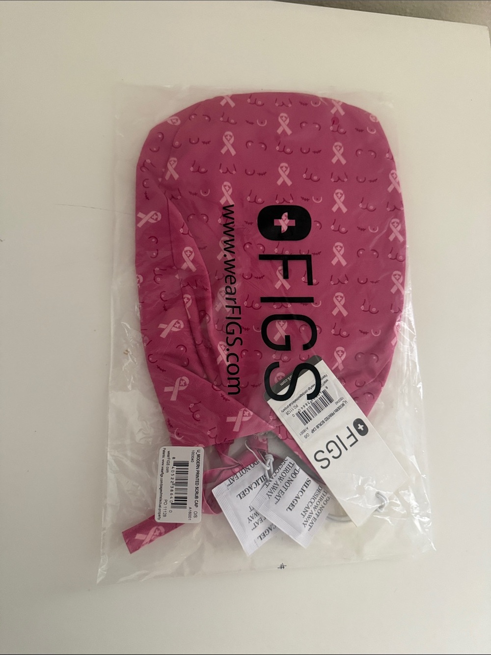 Breast cancer awareness, scrub cap